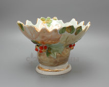 Советская фарфоровая сухарница «Ёжик», скульптор Чечулина Г. Д., Дулево, 1960-70 гг.