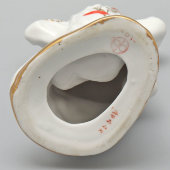 Статуэтка «Башкир», скульптор Нечаева Т. П., Октябрьский фарфоро-фаянсовый завод, 1960-80 гг.