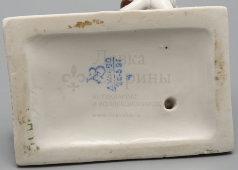 Фигурка «Борцы (Борьба)», скульптор Кожин П. М., фарфор, Дулево, 1959 г.