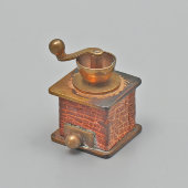 Старинная фигурка-миниатюра «Кофемолка», венская бронза, Австрия, нач. 20 в.