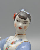 Статуэтка «Тао Хоа в балете «Красный мак», скульптор Артамонова О. С., ДФЗ Вербилки, 1950-60 гг.