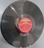 Советская винтажная пластинка 78 оборотов для граммофона с песнями Рашида Бейбутова: «Наша Индия» и «Песня раджа»
