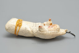 Старая ватная ёлочная игрушка «Пеленашка», СССР, 1940-50 гг.