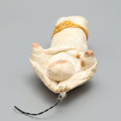 Старая ватная ёлочная игрушка «Пеленашка», СССР, 1940-50 гг.