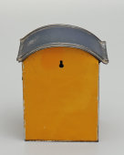 Старинная ёлочная игрушка-сюрпризница, копилка «Почтовый ящик», жесть, А. Жако и Ко.,​ Москва, до 1917 г.