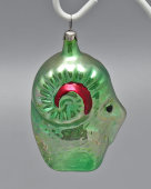 Набор советских ёлочных игрушек «Сказочные персонажи», стекло, СССР, 1970-80 гг.