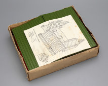 Конструктор «Детский деревянный разборный домик», Карандашная фабрика им. Красина, Москва, 1950-е