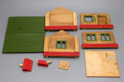 Конструктор «Детский деревянный разборный домик», Карандашная фабрика им. Красина, Москва, 1950-е