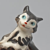 Статуэтка «Кот в сапогах», ​скульпторы братья Траугот А. Г. и В. Г., Артель «Прогресс», 1950-е 