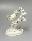 Авторская статуэтка «Старая дева» (Филянская), скульптор Сергеев В. А., ЗиК Конаково, 1988 г.