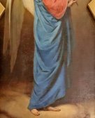 Большая старинная деревянная икона в киоте «Архангел Гавриил», Россия, н. 20 в.