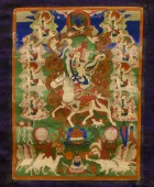 Буддистская танка, 19 век