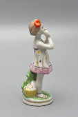Статуэтка «Потерялась» (Ау!), скульптор Жникруп О. Л., фарфор, Полонский ЗХК, 1956-73 гг.