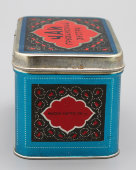 Коробка «Чай грузинский экстра»​, СССР, 1970-е годы, жесть