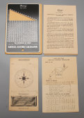 ​Удостоверение, погоны и измерительные инструменты летчика ВМФ США Nobel О. Correll, 1943 г.
