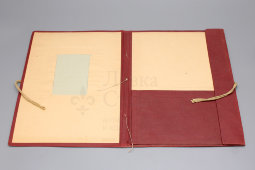 Красная картонная папка «Личное дело» Министерства обороны Союза ССР