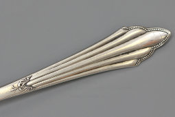 Винтажная десертная вилка с серебрением, WMF, Германия, сер. 20 в.