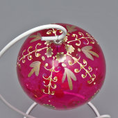 Комплект шаров на ёлку «Новогоднее настроение», стекло, СССР, 1970-80 гг.