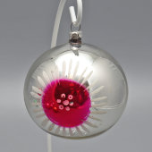 Комплект шаров на ёлку «Новогоднее настроение», стекло, СССР, 1970-80 гг.