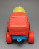 Детская игрушка-каталка «Автомобиль «Рыба» (рыбовоз), пластмасса, СССР, 1970-80 гг.
