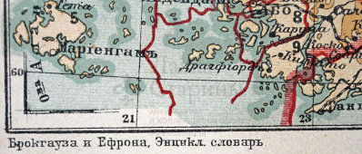 Старинная карта «Финляндия»