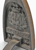 Старинный чугунный утюг «Le Parisien» (Парижанин) № 4, Франция, кон. 19, нач. 20 вв.