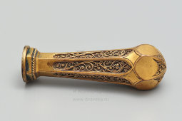 Старинная бронзовая сургучная печать с буквами, Франция, н. 20 в.