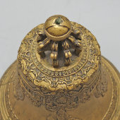 Антикварный колокольчик на подставке «Царь-колокол» для вызова прислуги, бронза, Россия, 19 в.