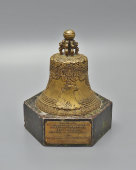 Антикварный колокольчик на подставке «Царь-колокол» для вызова прислуги, бронза, Россия, 19 в.