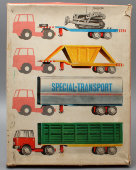 Детский набор металлических машинок «Спецтехника» (Special transport), ГДР
