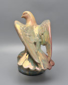Статуэтка «Голубь», обливная ​керамика, Гжельский керамический завод, 1950-е