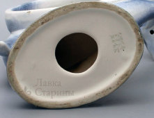 Статуэтка «Дельфины», ЗиК Конаково, 1950-60 гг., фаянс