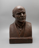 Бюст «В. И. Ленин» большого размера, керамика, СССР