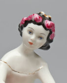 Статуэтка «Маленькая балерина», скульптор Велихова С. Б., ЛФЗ, 1950-60 гг.