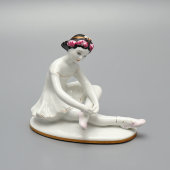 Статуэтка «Маленькая балерина», скульптор Велихова С. Б., ЛФЗ, 1950-60 гг.