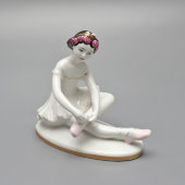 Статуэтка «Маленькая балерина», скульптор Велихова С. Б., ЛФЗ, 1950-60 гг.