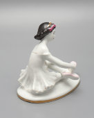 Статуэтка «Маленькая балерина», скульптор Велихова С. Б., ЛФЗ, 1950-60 гг.