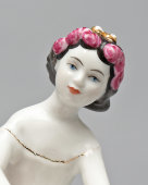 Статуэтка «Маленькая балерина», скульптор Велихова С. Б., ЛФЗ, 1950-60 гг.