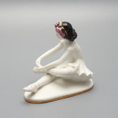 Статуэтка «Маленькая балерина», скульптор Велихова С. Б., ЛФЗ, 1950-60 гг.