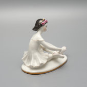 Статуэтка «Маленькая балерина», скульптор Велихова С. Б., ЛФЗ, 1950-60 гг.