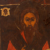 Икона «Священномученик Антипий, Поволжье, к. 19 в.