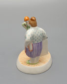 Статуэтка, скульптурная группа «Коммуналка», скульптор Ю. М. Львов, авторская подпись, Первомайский фарфоровый завод (Песочное), 1980-90 гг.