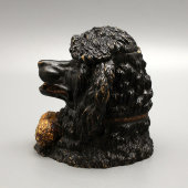 Чернильница большого размера «Голова пуделя», венская бронза, кон. 19, нач. 20 в.