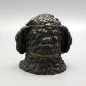 Чернильница большого размера «Голова пуделя», венская бронза, кон. 19, нач. 20 в.