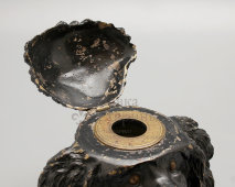 Чернильница большого размера «Голова пуделя», венская бронза, кон. 19, нач. 20 в.