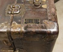 Старинный походный чемодан-гардероб