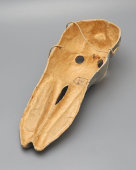 Детская карнавальная маска «Заяц», папье-маше, Воронеж, 1970-е