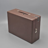 Винтажный патефон-чемоданчик «Дружба», модель ПГ-54, Ленинградский патефонный завод, СССР, 1950-е