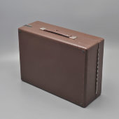 Винтажный патефон-чемоданчик «Дружба», модель ПГ-54, Ленинградский патефонный завод, СССР, 1950-е