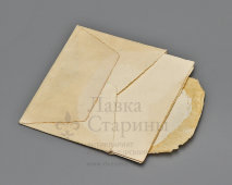 Старинное приглашение на свадьбу в конверте, бумага, Москва, 1908 г.